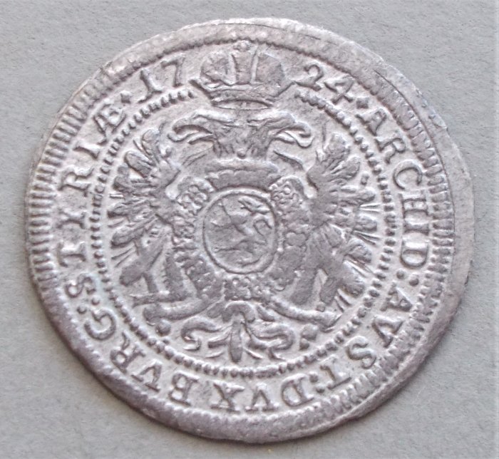 1724-Austria-3-Kreuzer